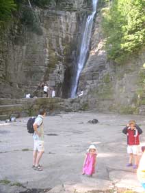 base of falls