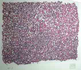 Mark Tobey lithograph in UHJ