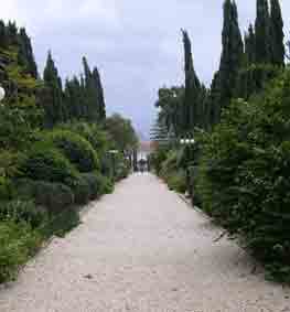 Bahji, path to Shrine