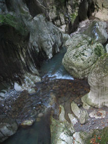 gorge and stream