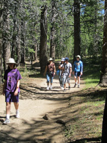 Hiking in Tuolumne Meadows