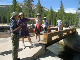 Hiking in Tuolumne Meadows