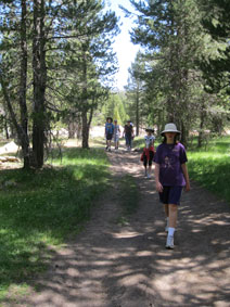 Hiking in Tuolumne Meadows