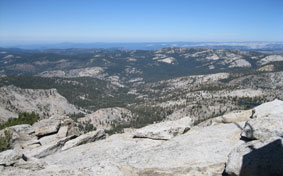 view from Mount Hoffman