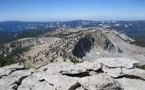 view from Mount Hoffman