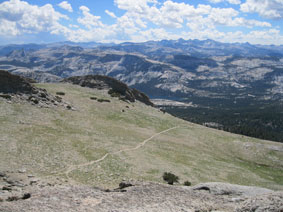 view from Mount Hoffman