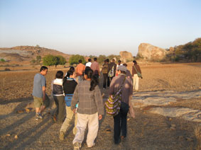 hike up hill