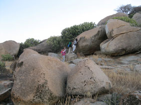 hike up hill