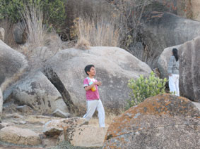 hike up hill