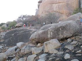 hike up hill