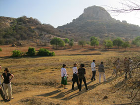 hike up hill