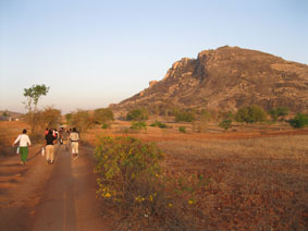 hike up hill