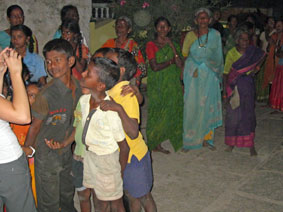 village women and children