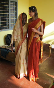 participants in saris