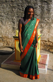 participants in saris
