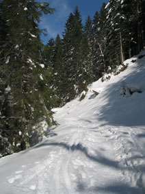 trail to Les Ravières