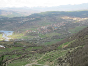valley and mountains