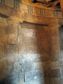 inside temple