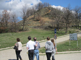 family and tumulus