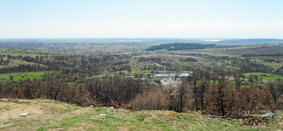 view from the temple