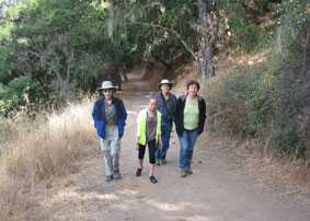 Starting the walk