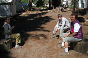 in the camp