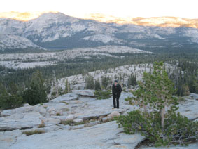 Emi on the ridge
