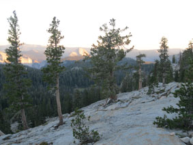 High Sierras from near May Lake