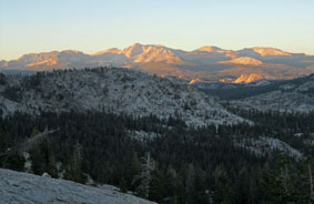 High Sierras from near May Lake