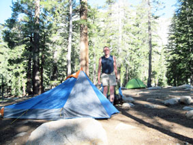 Me and tent