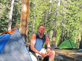 me and tent