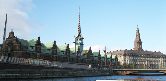 Borsen and Christiansborg Palace