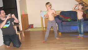 Alex, Benji, Alie