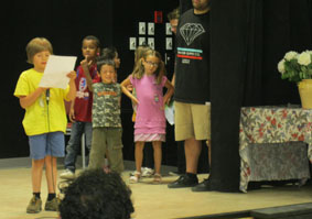 Children's class presentations