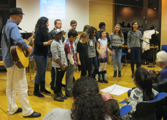 junior youth singing