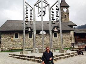 Arthur at church in Morgin