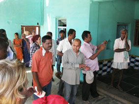 visiting Hindu portable shrine