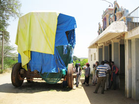 wagon for Hindu goddess