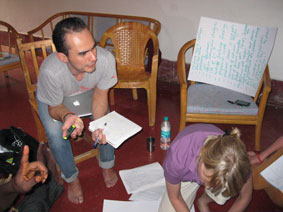 participants at work