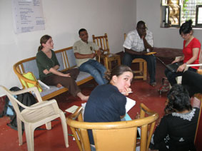 participants at work