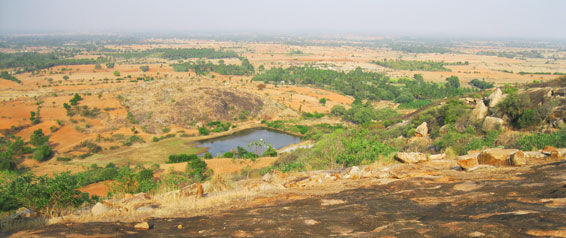 view from hill