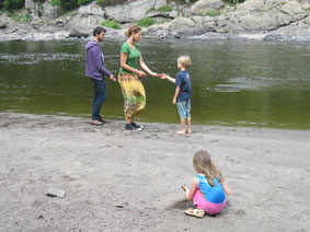 skipping stones