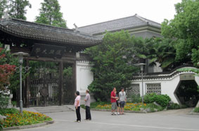 old gate and garden entrance