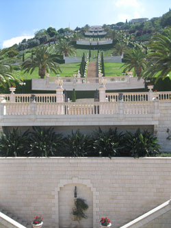 Upper terraces