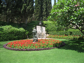 garden by Shrine of the Bab