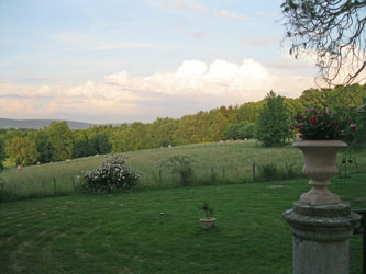 view east to the Jura mountains