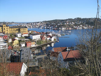 view over Arendal