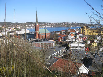 view over Arendal