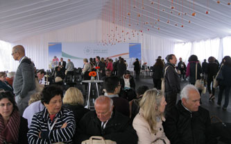 reception tent