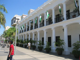 city hall on the square